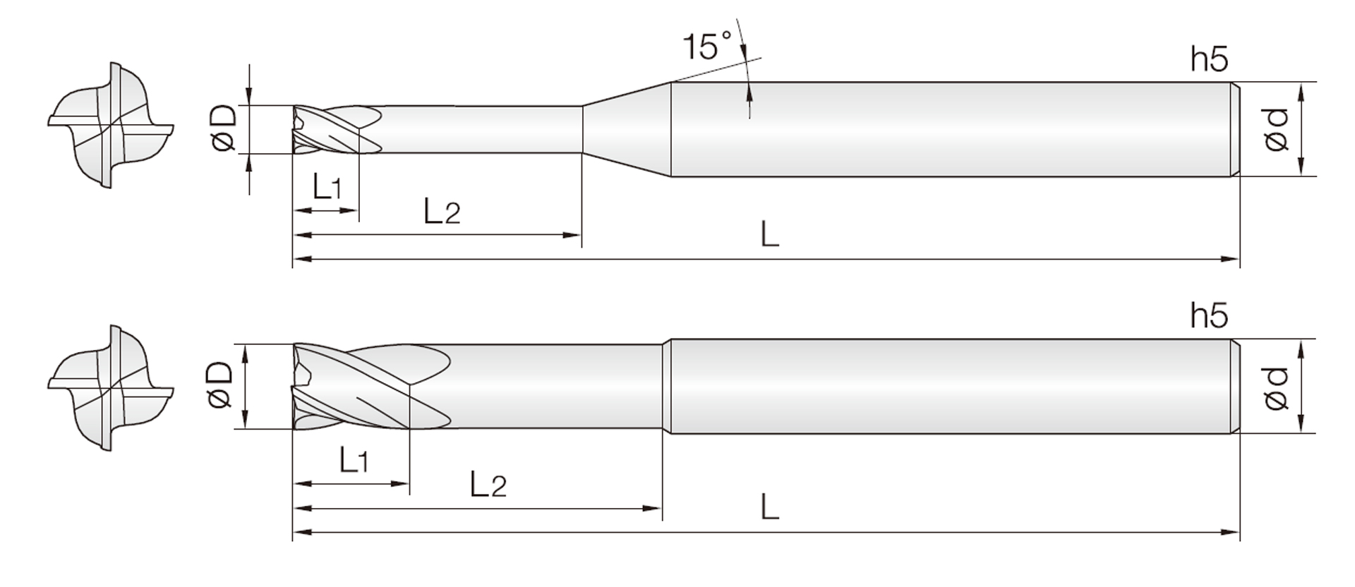 4HRE (Rib End Mills)