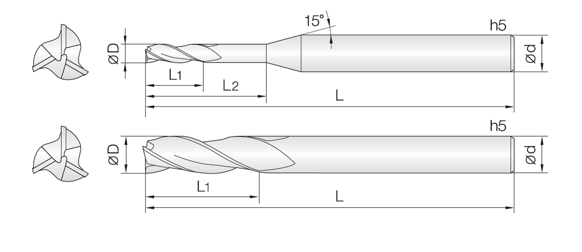3DEM (Diamond-Coated End mills)