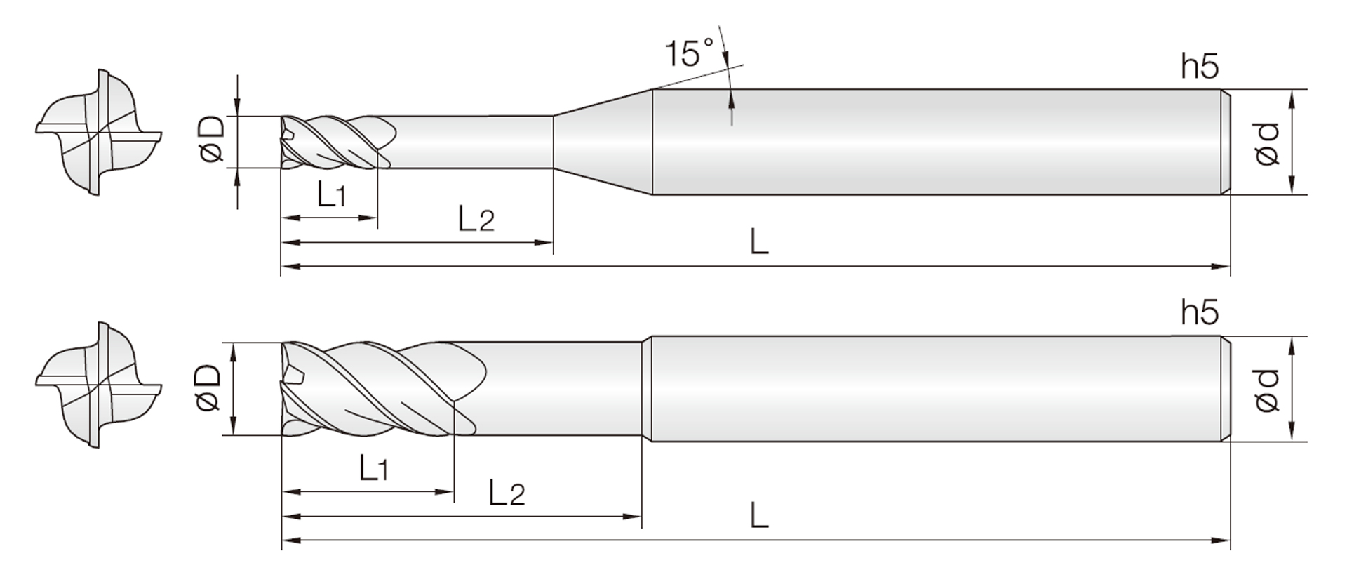4SURE (Rib End Mills)