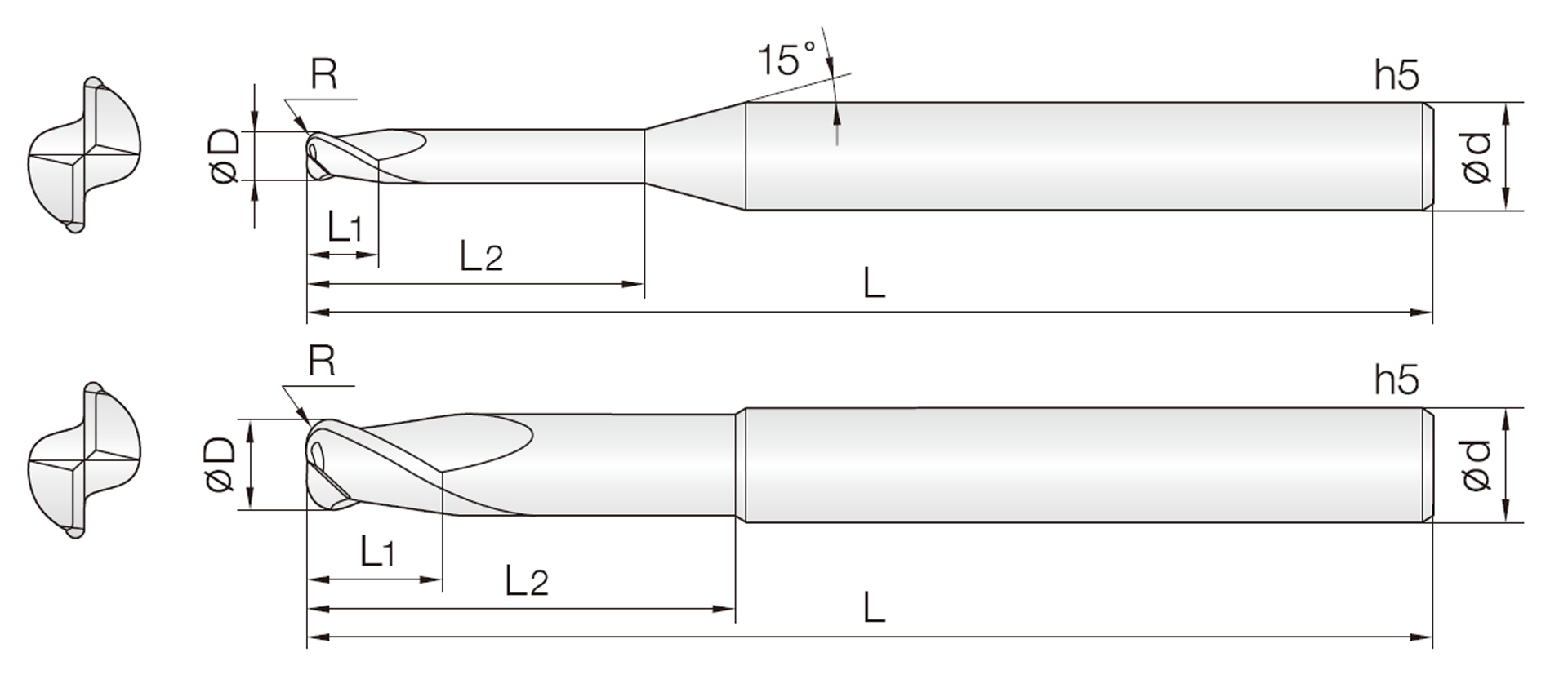 2DLC (R-TAC涂层 圆角)