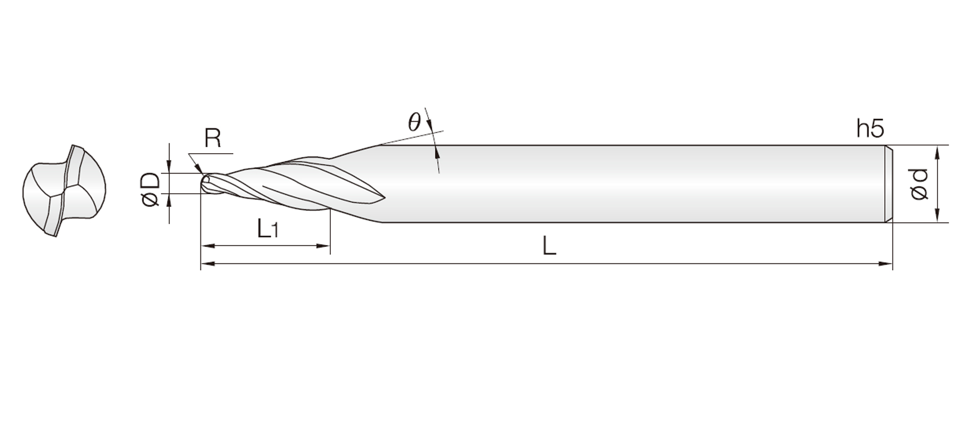 4&6CTDB (5-Achs Konische Doppelkugelwerkzeuge)