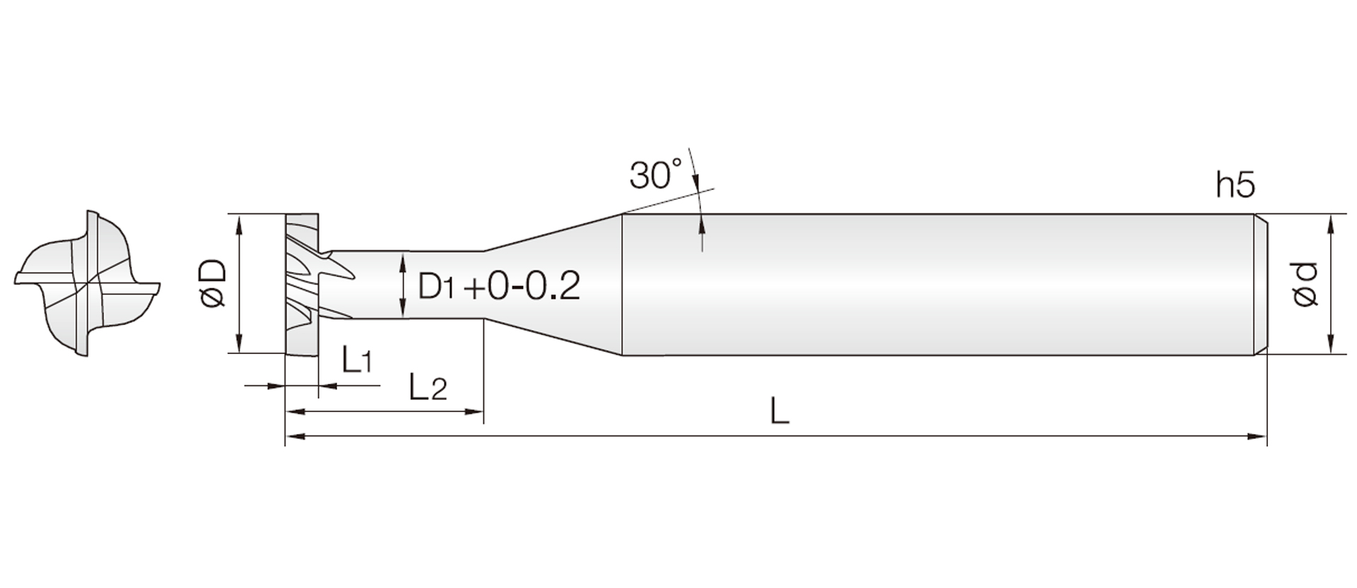 4TES (T-Nutenfräser)