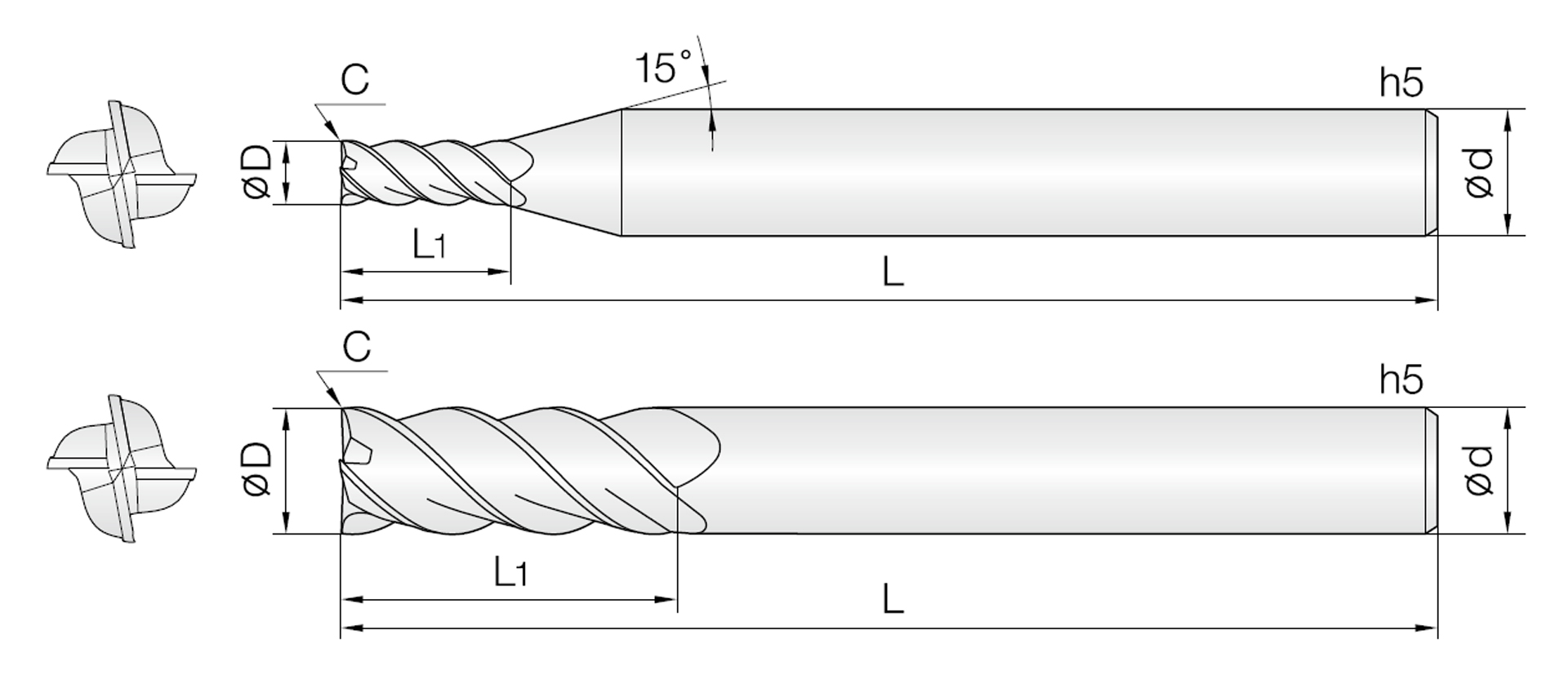 4VCC (High-Efficiency General-Purpose CEnd mills)