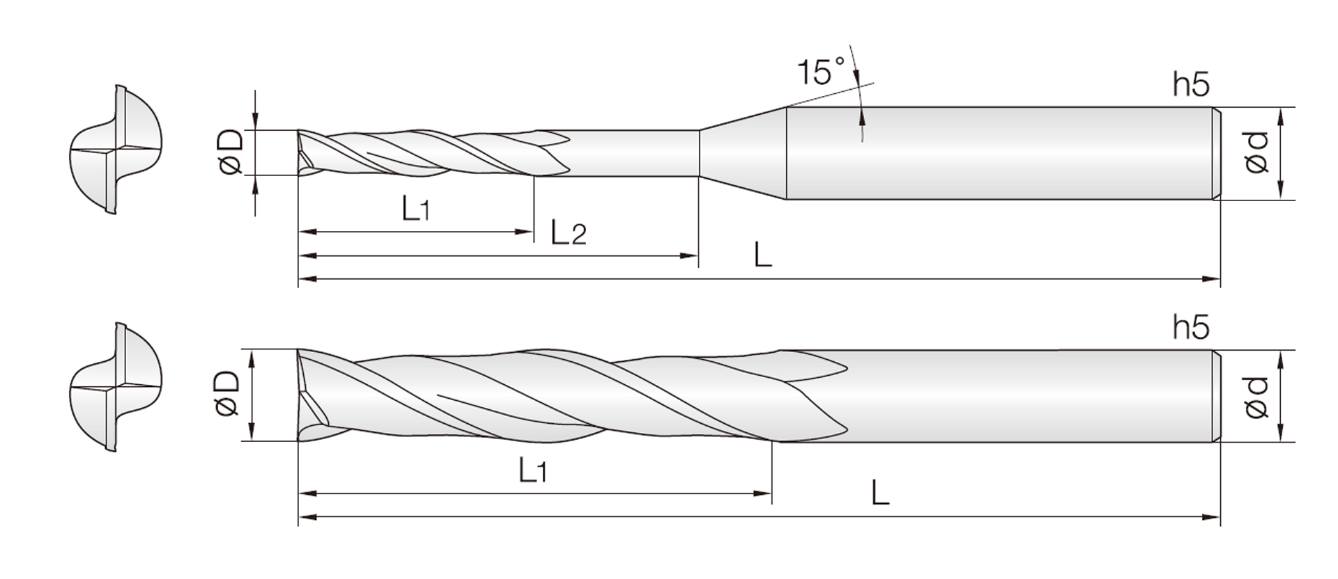 2MLE (Micro Long End mills)