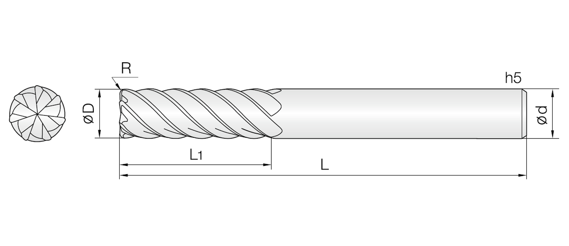 7SUC (schwingungsarm Torusfräser)
